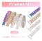 4 Rolls Crystal Resin Rhinestone Tape Self-Adhesive Tape Roll Glitter Resin Diamond Tape Sparkling Diamond Tape Glitter Sticker Wrapped