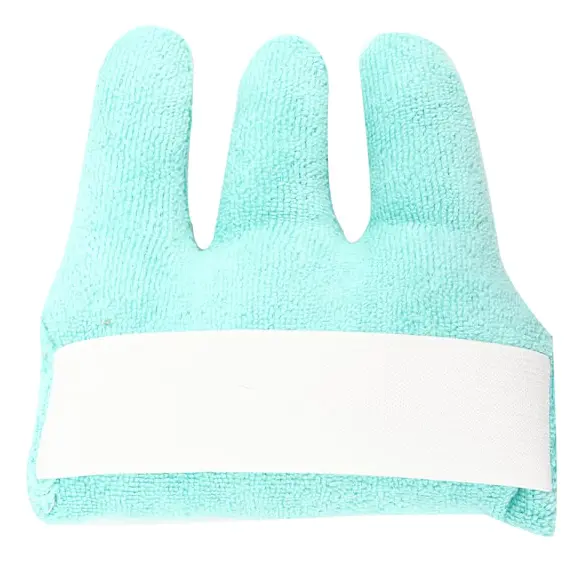 Professionell fingerskiljare Anti Stick Hand Finger Aid Protector Bed Elderly Care Pad Ljusgrön Fri Storlek