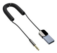 Automotive 3,5 mm jack Bluetooth-adapter krypterad kabel