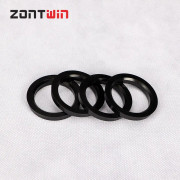4 stycken/partier 74,1 till 72,6 mm navcentriska ringar OD=74,1 mm ID=72,6 mm PE styv plast hjulnavringar