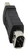 Firewire IEEE 1394 6-stifts hona till USB hane-adapterset med 1 2 eller 5