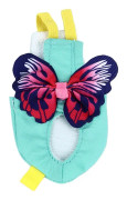 Fågelblöjsele Lätt andas Fashionabla papegoja flygväst Kläder för kakatier Lovebirds Red Butterfly S