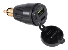 Motorcykel Din-kontakt Vattentät Laddare Till Qc3.0 Usb-laddare & Typ C 30w Power Delivery Adapteruttag