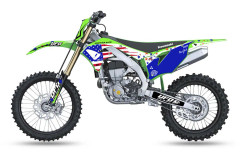Ufo Patriot Kawasaki Kxf 250 21-22 Plastkit