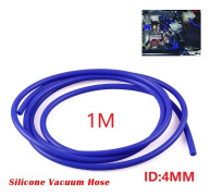 Universal 3MM 4Mm Auto Motorcykel Vakuum Silikonslang Racing Line Rör Gas Olje Slang Bränsleledning Bensin Rör Rör blå svart
