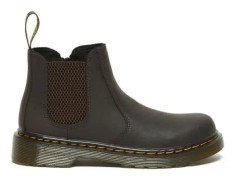 DR MARTENS 2976 J stövlar för barn - Brun - Platt klack - Läder - Elastisk