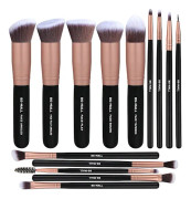BS01 - BS-MALL 14 st. exklusiva Make-up/sminkborstar av bästa kvalitet