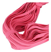 30 meter/rulle elastiskt band platt färgglad flexibel repband klädtillbehör 6mm rosa