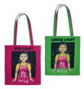 Squid Game Tote Bag Red light, green light
