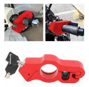 Motorcykelstyrlås Tamper Resistant Väderbeständig Aluminiumlegering Anti-stöldgreppslås för Scooters ATV
