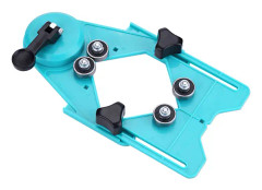 4~83mm Justerbar Borrkrona Glas Marmor Keramisk Kakel Hål Borrning Guide Locator Sugkopp Bas