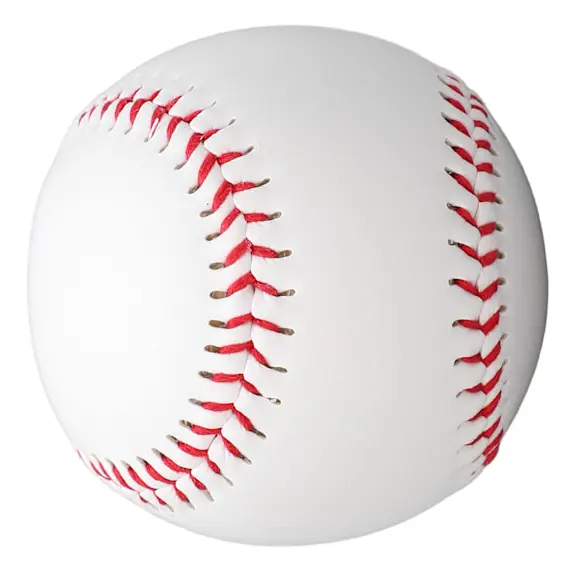 Standard 9 tum handgjorda basebollar gummi inre mjuk baseboll 7,2 cm softboll träningsboll