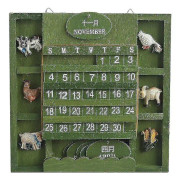 Trädekorativ kalender Trä Heminredning Present Special