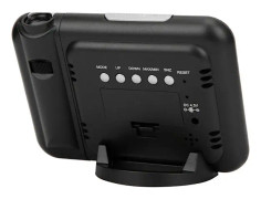 Multifunktionell Termometer Hygrometer Monitor med 180-graders Projektion, USB-laddning Batteridriven för Inomhusbruk