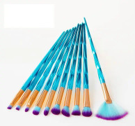 10 st. Diamond Färgstarkt Pro Set Exklusiva Smink / Makeup Borst