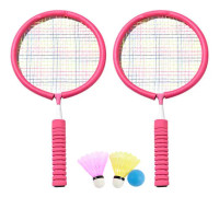 Badmintonracket för barn, portabel träningstävling för barn, högkvalitativa racketar i järnlegering speciellt designade för unga idrottare