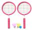 Badmintonracket för barn, portabel träningstävling för barn, högkvalitativa racketar i järnlegering speciellt designade för unga idrottare