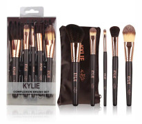 Kylie Complexion brush set 5 st. sminkborstar i förvaring
