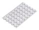LED-chiplampa med hög ljusstyrka, energibesparande DIY-lampor med aluminiumplatta för 1W 12V strålkastare, skåpsbelysning, blått ljus