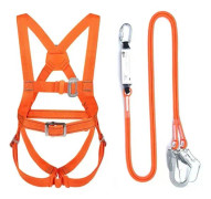 Säkerhetssele Kit, Fallskyddssele, Heuhil Helkroppssele, Fallskyddssele, Fallskyddssele för Luftarbete (3m Stort Spänne)
