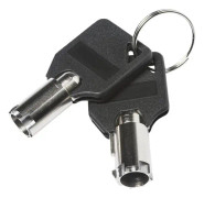 DICOTA Masterkey - Huvudnyckel till kabellås - svart, silver (paket om 2)
