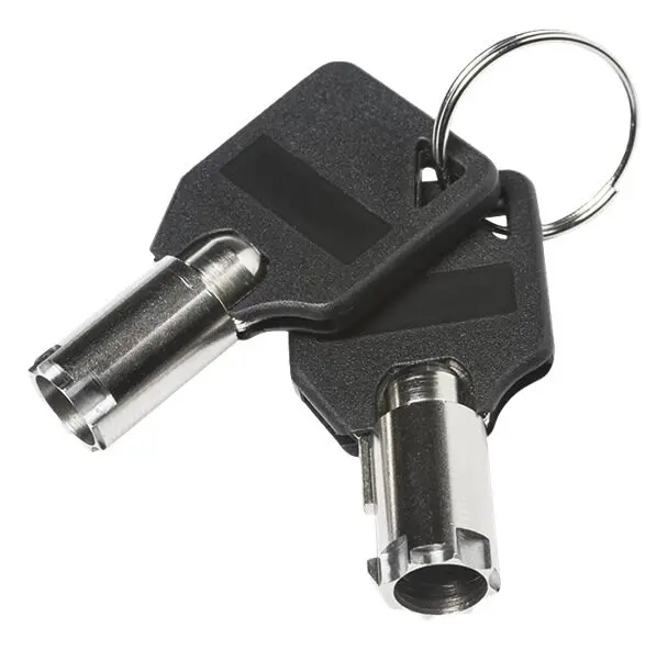 DICOTA Masterkey - Huvudnyckel till kabellås - svart, silver (paket om 2)