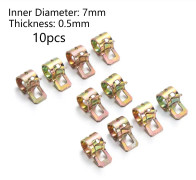 10 st Universal 6mm Slumpmässig färg Magnet Gas Bränslefilter Bensin Rengöring Bensin Rör Slang Linje ATV Pit Dirt Bike Quad Scooter