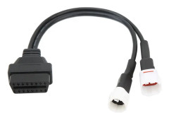 OBD2 till 3-stifts och 4-stifts diagnosadapterkabel L?s motordatafels?kning f?r motorcykel