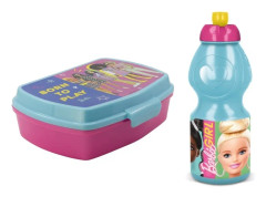 2-Pack Barbie Matlåda Och Pop-up Vattenflaska