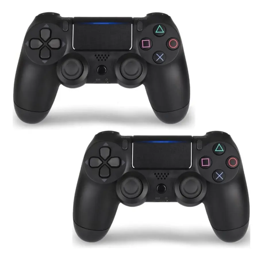 2 Pack PS4 Handkontroll DoubleShock Trådlös för Play-station 4