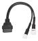 OBD2 till 3-stifts och 4-stifts diagnosadapterkabel L?s motordatafels?kning f?r motorcykel