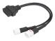 OBD2 till 3-stifts och 4-stifts diagnosadapterkabel L?s motordatafels?kning f?r motorcykel