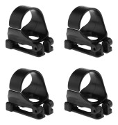 4-pack universell snorkelfäste i plast, 25 mm, för dykning och snorkling