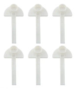 6PCS Bi-entré Feeder Vatten Dispenser Dryckeshållare Biodlare Verktyg Matare Biodling Andnäbb Form Verktyg Dispenser Öl Hållare