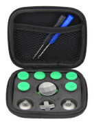 Analog Joystick Ersättningsknappar för Controller Cover Gamepad Full Caps (Grön)