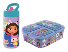 Stor - Lunch Box Water Bottle - Gabbys Dollhouse