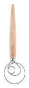 Kreativ ny 1 st rostfritt stål mixer för DIY bröd deg pan deg visp visp mixer verktyg ek handtag