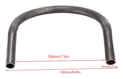 230mm Universal Motorcykel Bakre Säte Loop Ram Hoop Montering Fäste