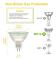 Mr16 Spot Light Bulb, 12v 20w Light Bulb, Gu5.3 Light Bulb Dimmable , 2 Pin Halogen Light Bulbs Warm White 2700k, Pack Of 12 (mr16-20w-12p) (FMY)