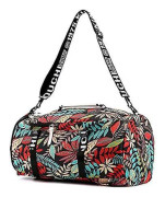 Gym Duffel Bag för kvinnor Övernattning Medium Lättvikt Hopvikbar Weekender Resväska Sport Atletisk Vattentät Ryggsäck Blommönster för flickor Barn
