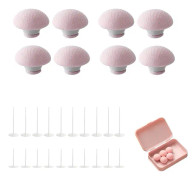8 st duntäcke klämmor, plast duntäcke klämma, duntäcke gripare set, duntäcke fixare, lakan klämma, med rosa låda, håll hörn av täcken, täcken, filtar på plats