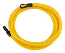 Stationär motståndsband för simträning för vuxna och barn, simparachute, pooltränare, simträningsgap, simrem (6 mm × 9 mm × 4 m – gul)