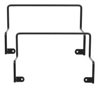2-pack Hem Sängklämma Anti-Slip Baffle Sängram Madrass Slide Stopper (21X18cm, Svart)