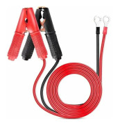 2 st 30A krokodilklämma krokodilklämma 12v 24v billaddare 1m startkabel