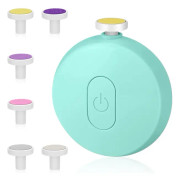 6 i 1 batteridriven nagelklippare manikyrset, baby nagelfil (batteri ingår ej) (blå)