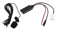 12Pin Bilradio RD4 Bluetooth Musik Aux Ljudkabel Adapter med Mikrofon för Citroen C2 C3 C4 C5 C6 C8