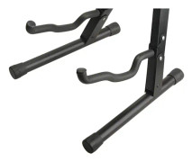 Gitarrställ Järnmaterial Svart Fällbar Unik Design Stabil Gitarr A-Ram Bas Displayhållare