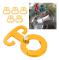 5 st T-ring krokar Camping rep spänne Aluminiumlegering Ultralätt Stark Självlås Camping Tillbehör för Utomhustält Guld