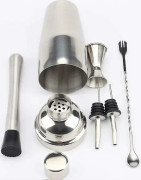 Cocktail Shaker Set Rostfritt Stål Cocktail Shaker Verktyg