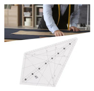 45 graders quiltlinjal 45 graders transparent klar robust hållbar plast allmänt använd sylinjal 12 fot